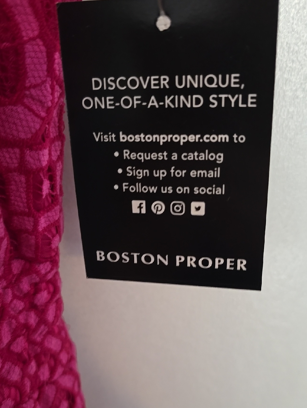 Boston Proper Very Berry Lace V-Neck Maxi Dress w Fringe Hem Sleeveless L NWT - Picture 11 of 11